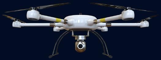 120min最大負荷8kgの多回転子UAV Long120の小雨の抵抗6台の軸線の無人機
