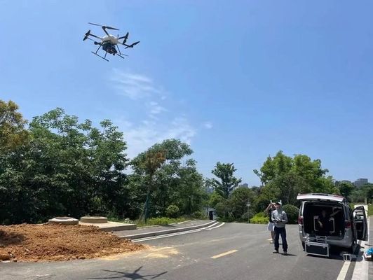 LiDARのスキャン システムPM-1500 1500m範囲の地図を描く緊急の空輸UAV LiDAR