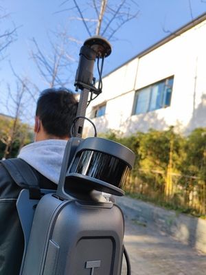 手持ち型120mの範囲/造る正面の測定のためのバックパック3D LiDAR HiSLAM