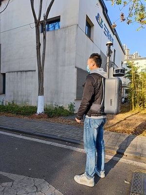 手持ち型120mの範囲/造る正面の測定のためのバックパック3D LiDAR HiSLAM