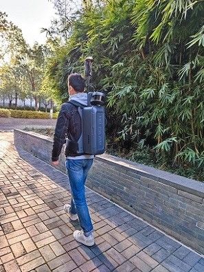 上記の地下スペースのための120mの範囲のHiSLAM LiDARは地図を描くことを統合した