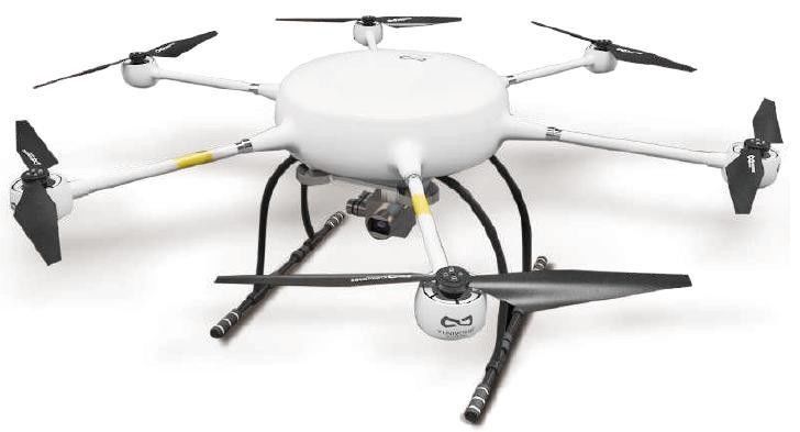 120min最大負荷8kgの多回転子UAV Long120の小雨の抵抗6台の軸線の無人機