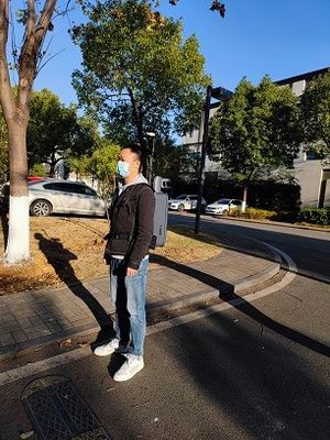 土工作業の容積の計算のための10cmの正確さ3D LiDAR HiSLAM